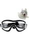 Dog Goggles,Water-Proof Windproof Eye Protection Cool Dog Goggles Adjustable Strap Photo Prop(Transparent)