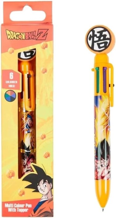 Dragon Ball Z Multi Colour Pen with Topper