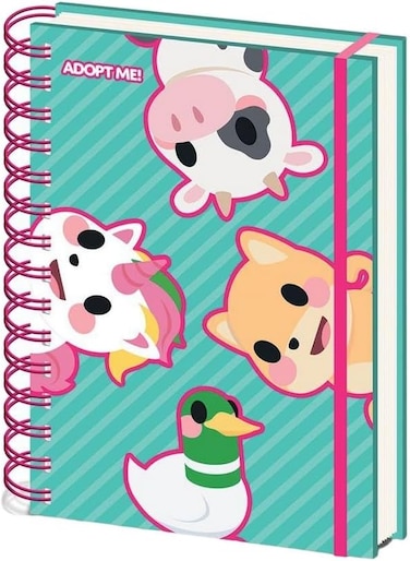 Pyramid  Adopt Me 'Core' Wiro Notebook, A5 Size