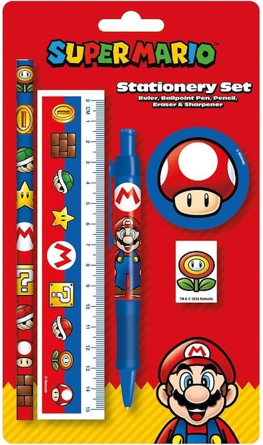 Super Mario Essential Stationery Set