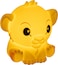 Paladone The Lion King Simba SquishyGlo Silicone Light