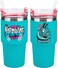 Paladone Fortnite 600ml Blue Insulated Gamer Cup and Straw, Officially Licensed Tumbler Water Bottle for Hot and Cold Drinks, Tea, Coffee