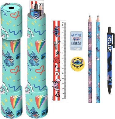 Disney Stitch Kaleidoscope Stationery Set