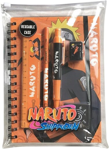 Naruto Bumper Stationery Set