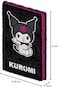 Pyramid Kuromi Rock Out Plush Notebook