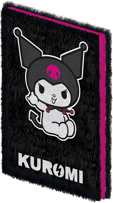 Pyramid Kuromi Rock Out Plush Notebook