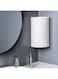 Aminery Rotating Triangle Shelf, Small Bathroom 360 Degree Double Layer Storage Rack Corner Shower Organizer Cosmetic Storage Cabinet Bathroom Holder (Rotating)