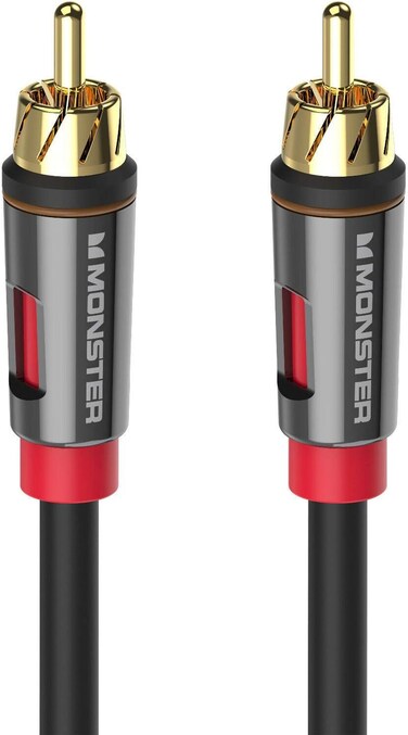 Monster 6-FT 1.82 M Coaxial Audio Cable for Subwoofer