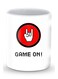 Premium Game On Designer Mug White/Red/Black
