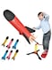 Mumfactory Rocket Launcher Toy for kids &ndash; Shoots Up to 100 Feet &ndash; 6 Colorful Foam Rockets - Fun Outdoor Toy for Kids - Gift Toys for Boys and Girls Age 3+ Years Old