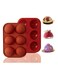 Silicone Mold for Chocolate , DIY Semi Sphere Silicone Baking Mold for Making Hot Chocolate Bomb multicolour