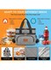insulated lunch bag, large capacity tote bag, leak-proof design, with adjustable shoulder strap, reusable. Suitable for students, men and women, outdoor activities, office and picnic use.