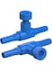 SYOSI 10 Pack Aquarium Control Valves Air Pump Single Way Plastic Air Flow Control Regulator for 3/16" ID Tubing