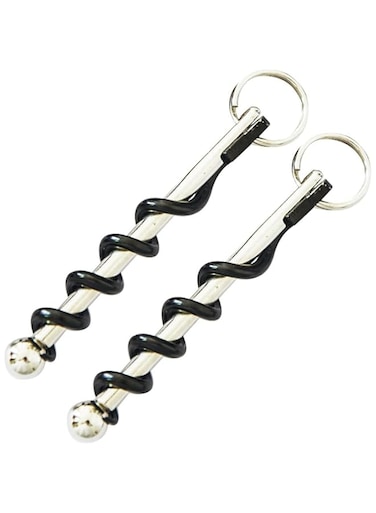 Multi-Tool Corkscrew Keychain Portable Red Wine Bottle Opener Set