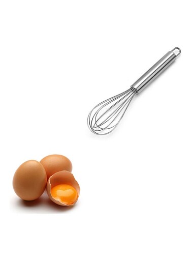 Manual Egg Beater Silver 8inch