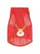 Ohana Spring Wear Collection - Solid Colour Animal Fashion Prints Vest Clothes With Round Neck For Cats And Dogs - Red/Elk Print Small Size