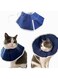 Cat Cones for Head Small Dog Cone Pet Cone Non-woven Fabrics Waterproof Anti-bite Anti-grab Neck Ring Dogs Cats Dog Cat Protection Cover Wound Healing Cone Protective Pet Medical Collar Smart Cone (M)