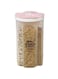 JANNAH 2500ml Four-Grid Food Container with Lid Airproof Sealed [PINK]