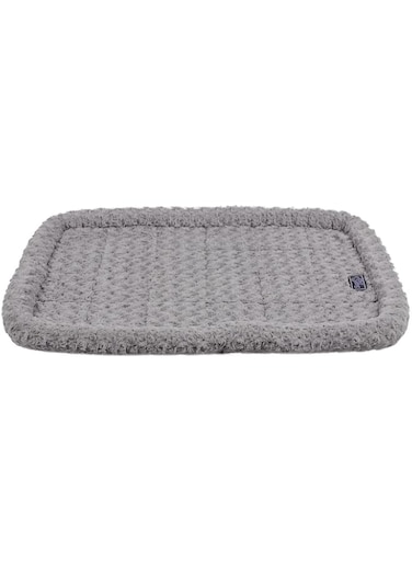 ALL FOR PAWS travel dog bolstered super soft crate mat, x small, 4.7 kg, grey