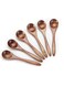 Small Wooden Spoons, 6pcs Teaspoon Teaspoons Serving Utensils For Cooking Condiments Spoon Mini Honey Daily Use