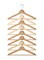 8-Piece Clothes Hanger Set Beige