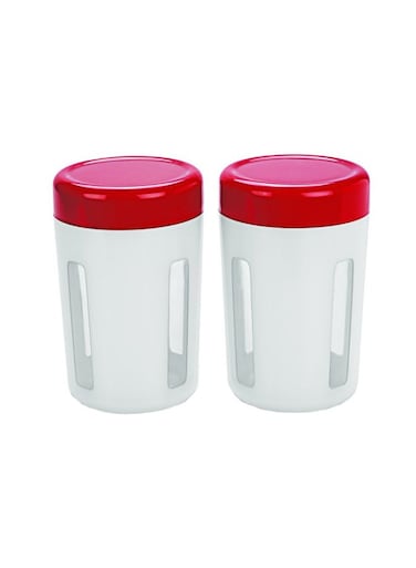Ceramica Prism Container Red/White