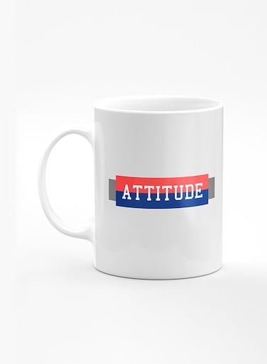 Designer Printed Coffee Mug with Heavy Duty Handle 11oz Ceramic Personalised Gift Mugs Cup [Microwave Safe &amp; Dishwasher Proof] - Attitue