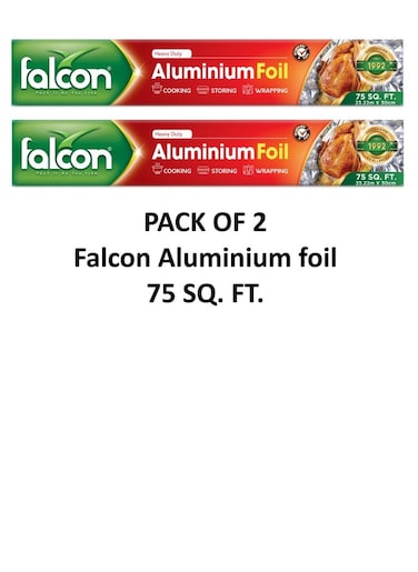 Falcon Aluminium Foil 75 sqft (23.22m &times; 30cm) PACK OF 2