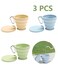 PCS Silicone Collapsible Coffee Cups, Foldable Silicone Water Cup, Small Portable Drinking Cups, BPA-free Reusable Cups with Lids, for Picnic Camping Outdoor Hiking Travel Hotel, 180ml