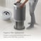Dyson HEPA Big+Quiet Formaldehyde Purifier, 90Ltrs/second High Airflow, 50&deg; Fixed Angle, 43dBA Quiet, Up To 100m Room, Whole-Machine HEPA 13 Filtration, Activated Carbon Filter, White/Silver   BP06