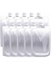 Tazweeq Clear Plastic Drinking Bags, Reusable Drinking Bags, Leak Proof, Food Grade Plastic BPA Free, For Travel, Outdoor Sports, Concerts (8 oz, 10 Pcs)