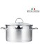 Cucina CASSEROLE &Atilde;&tilde;18X10.5CM S/S Induction with Lid - Stainless Steel