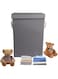 STAYOUNG 85L Laundry Hamper - Children's Storage Basket, Cloth Basket With Lid, For Bathroom, Laundry Room, Clothes, Toys Or Snacks (Black Dark Grey)