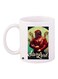Starlord Themed Coffee Mug White/Tan/Green