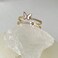 Ladies Light Luxury Pearl Butterfly Opening Adjustable Combination Ring, Specification:J3166