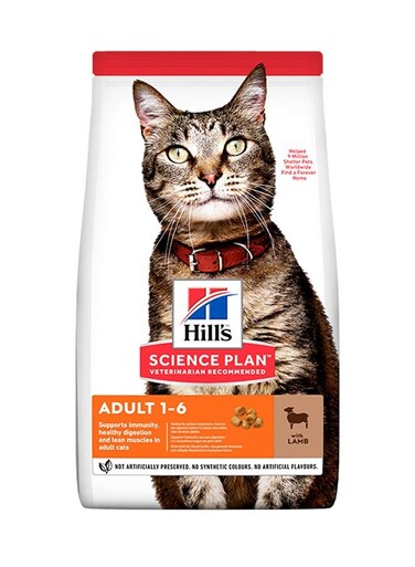 Hill's Adult Cat Food With Lamb - 1.5kg