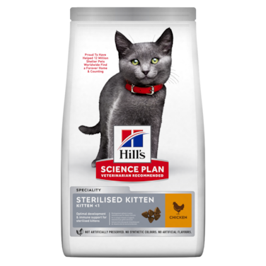 Hill's Science Plan Sterilised Kitten Food with Chicken (1.5kg)