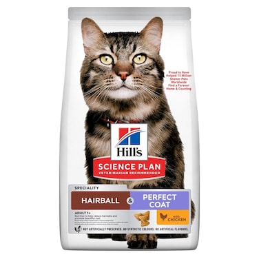 Hill&rsquo;S Science Plan Hairball &amp; Perfect Coat Adult 1.5Kg