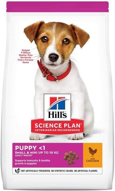 Hill's Science Plan Small &amp; Mini Puppy Food with Chicken 3kg