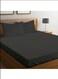Black Striped Queen Bed Sheet Sets Cotton 3 Piece Set Deep Pocket 180x200+25cm