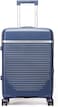 British Traveller Polypropylene Luggage &ndash; 28"   Hard Shell Suitcase with Phone Holder, TSA Lock, Spinner Wheels &amp; Telescopic Handle (Blue, 28 Inch)