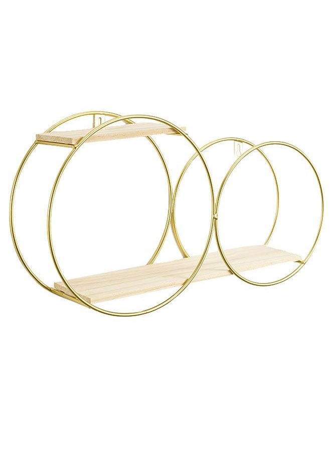 Round Block Storage Rack Buy Creative Wall Storage Rack Conjoined Double Round Rack Online ...