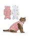 Khazna 2 Pack Cat Recovery Suit - Breathable Cat Surgery Recovery Suit Female, Cat Onesie for Cats After Surgery