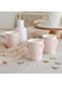 Ginger Ray White Paper Cups with Pop-Out Teddy Bear Ears Baby Shower Tableware 8 Pack, Neutral