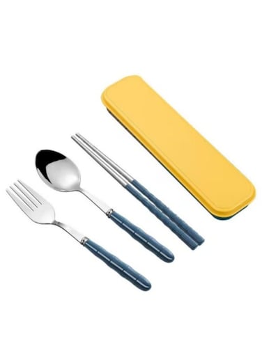 Portable Cutlery Set Chopsticks Spoon Fork Set Cutlery Set With Box