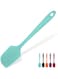 U-Taste 35.6cm Extra Large Silicone Spatula: 315℃ Heat Resistant Long Flexible Rubber Bowl Scraper Seamless Mixing Stirring Cooking Scraping Baking Spreader for Kitchen Nonstick Cookware (Aqua Sky)
