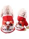Yanmucy Dog Costume Christmas Costumes Cat Costume Christmas Outfit Dog Christmas Costume for Cats Clothing Warm Hoodies Xmas Pet Clothing Suit