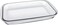 Rectangular Glass Baking Dish 2.2L, Oven Safe Transparent Bakeware for Lasagna, Cakes, Brownies, Roasting &amp; Casseroles Heat Resistant Durable Glass Dish for Home &amp; Kitchen