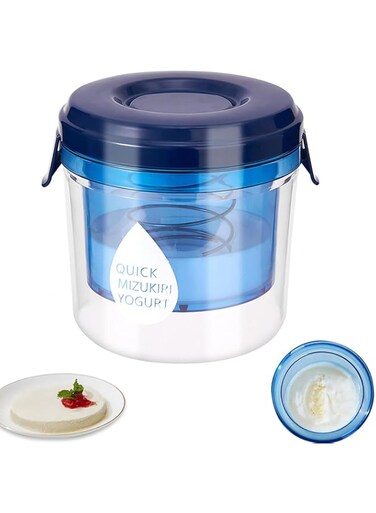 NALACAL Greek Yogurt Strainer with Lid, Yogurt Filter with Ultra Fine Mesh, to Makes small batches(450g) of Thick Creamy Greek or Coconut Yogurt, for Thick Greek Yogurt, Soup, Fruit Juice, Coffee