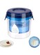 NALACAL Greek Yogurt Strainer with Lid, Yogurt Filter with Ultra Fine Mesh, to Makes small batches(450g) of Thick Creamy Greek or Coconut Yogurt, for Thick Greek Yogurt, Soup, Fruit Juice, Coffee